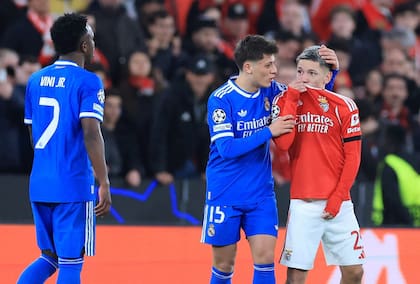 El incidente entre Gianluca Prestianni y el brasileño Vinicius, en un partido de la Champions League