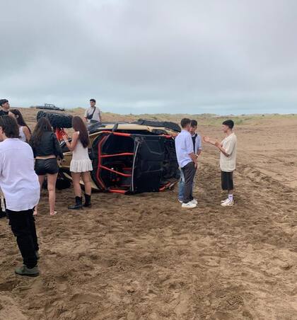 El incidente ocurrió tras la fiesta de música y fuegos artificiales que se organiza en Monte Hermoso
