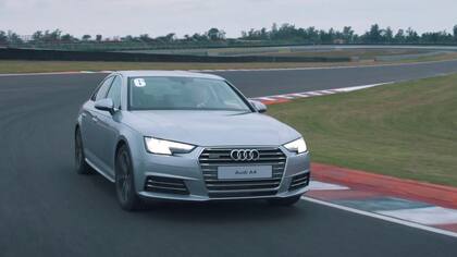 El inconfundible frontal Singleframe de Audi es la insignia de proa de una carrocería que se destaca por sus líneas elegantes y de gran aerodinámica