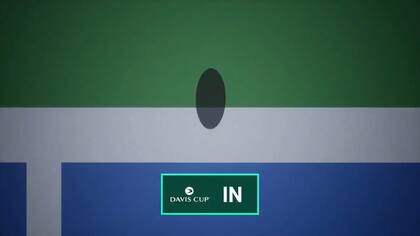 El increíble lugar en el que picó la última pelota impactada por Puetz, que determinó el triunfo alemán en el dobles