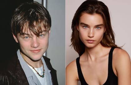 El increíble parecido entre Leonardo DiCaprio y su actual novia
