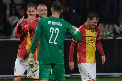 El inesperado festejo de Go Ahead Eagles