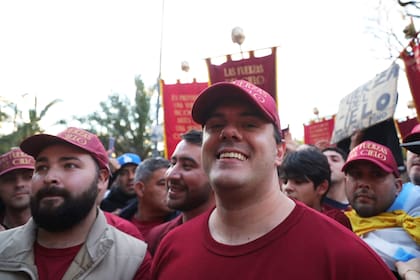 El influencer argentino y libertario Daniel Paserini ("El Gordo Dan") en la previa de un acto de Javier Milei