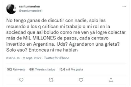 El influencer dejó en claro que no entrará a un nuevo debate con sus seguidores respecto del tema