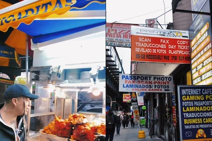 El influencer ecuatoriano Vyckow grabó un recorrido por Roosevelt Avenue y Ridgewood