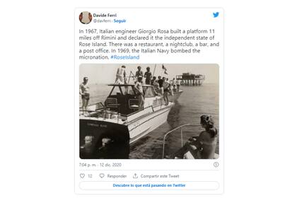 El ingeniero decidió que iba a construir una isla de 400 metros cuadrados en el mar Adriático