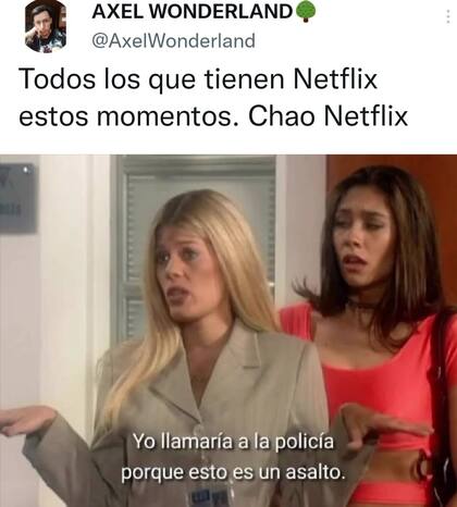 El ingenio no tardó en llegar y muchos usuarios utilizaron escenas de novelas para expresar su descontento ante la medida de Netflix