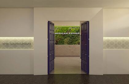 El ingreso al Salón Centurion, la oferta de American Express para los viajeros