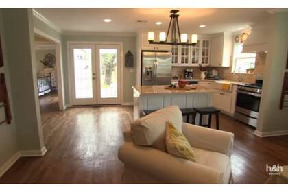 El ingreso cambiado gracias a la "ampliación" de la visión. Imagen: HGTV