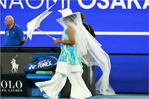 Naomi Osaka protagonizó la entrada más extravagante jamás vista en el torneo