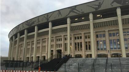 El inmenso estadio polideportivo Luzhniki, en el Complejo Olímpico de Moscú