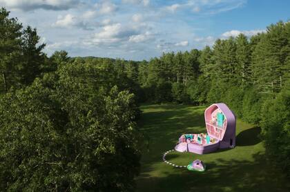 El inmenso parque que la rodea