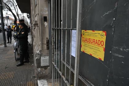 El inmueble quedó clausurado