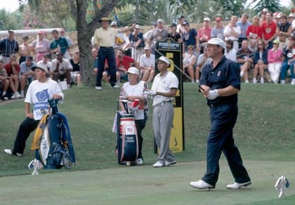 El inolvidable match de la Copa Ryder 97 en Valderrama, en el que Roca supera un joven por Tiger Woods por 4 y 2; Severiano Ballesteros era el capitán del equipo europeo