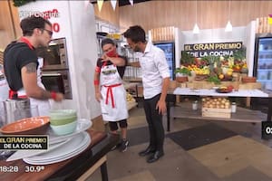 El gran premio de la cocina: un concursante sufrió un insólito accidente en vivo