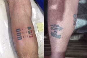 El insólito tatuaje que se hizo un hincha de la selección argentina: “Esto es para valientes”