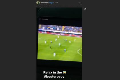 El Instagram de Felipe Melo: siguiendo a Boca en pleno viaje