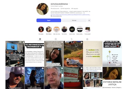 El Instagram donde aún reclama justicia y muestra todo lo que sucede con el caso
