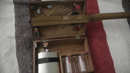 El instrumento por dentro, con su temática de "casino"