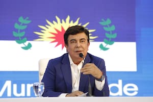 El intendente de La Matanza, Fernando Espinoza, el 14 de marzo, en la apertura de sesiones del Concejo Deliberante