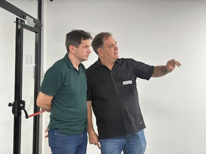 El intendente de Zárate, Marcelo Matzkin (Pro) y el ministro de Seguridad bonaerense, Javier Alonso