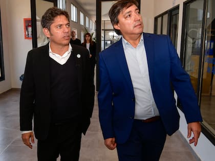 El intendente Esteban Acerbo, con Kicillof