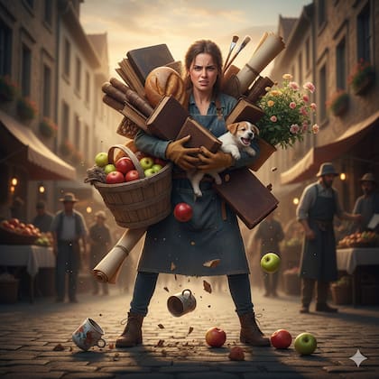 El intentar realizar muchas tareas a la vez puede generar que ninguna sea realizada con eficacia (imagen ilustrativa)