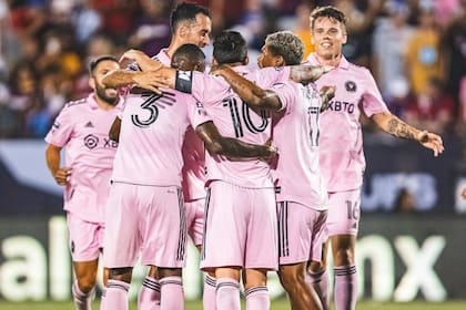 El Inter Miami festejó el agónico triunfo (Foto Instagram @leomessi)