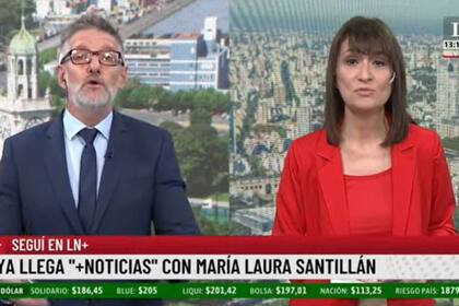 El intercambio de opiniones entre Luis Novaresio y María Laura Santillán sobre las declaraciones de Ely Gómez Alcorta fue vehemente, pero respetuoso