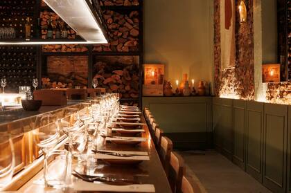 El interior de Fogón Asado