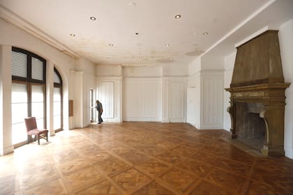 El interior de la casona