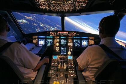 El interior de la cabina de un Airbus A320 como el que se estrelló en los Alpes franceses hace una semana