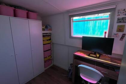 El interior de la casa flotante