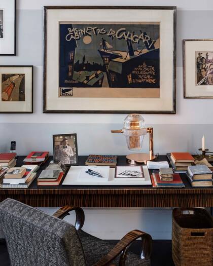 El interior de la casa de campo del famoso diseñador