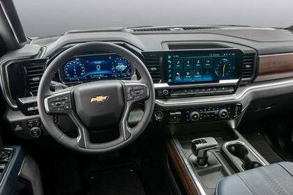 El interior de la Chevrolet Silverado en su versión High Country