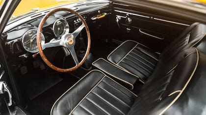 EL interior de la Ferrari de Juan Domingo Perón.