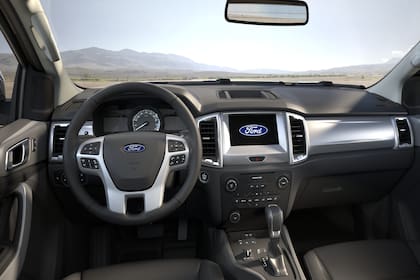 El interior de la Ford Ranger 2020 no tiene cambios