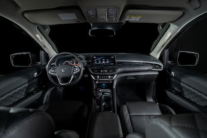 El interior de la Foton Tunland G7