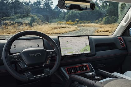 El interior de la nueva pickup