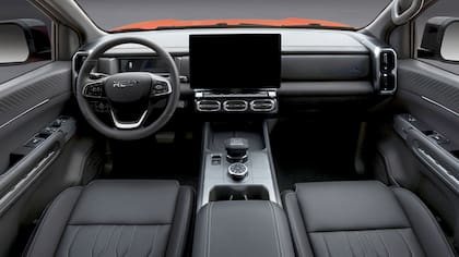 El interior de la Rely R8