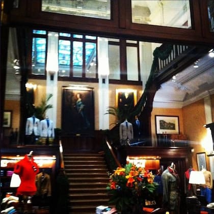 El interior de la residencia Llobet en tiempos en que era conocida como 'la casa Polo Ralph Lauren