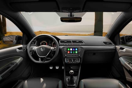 El interior de la Volkswagen Saveiro Extreme