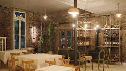 El interior del restaurante