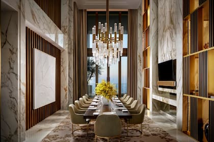 El interior del comedor