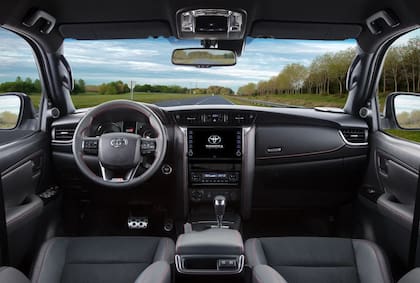 El interior del modelo