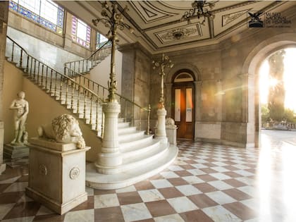 El interior del castillo Chapultepec (Foto Instagram @museodehistoria)