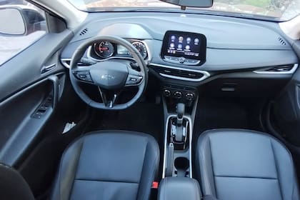 El interior del Chevrolet Tracker