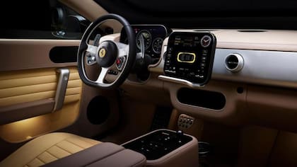 El interior del Ferrari Luce
