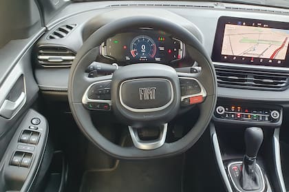 El interior del Fiat Fastback tiene similitudes con otros modelos de la marca