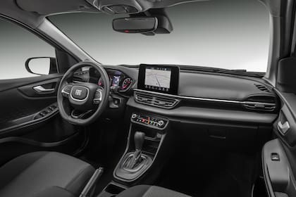 El interior del Fiat Pulse en su versión Drive